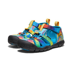 Big Kids' Blue Tie Dye Water Sandals - Seacamp II CNX | Kids KEEN Water