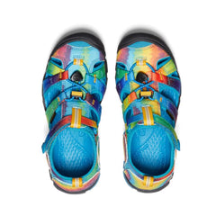 Big Kids' Blue Tie Dye Water Sandals - Seacamp II CNX | Kids KEEN Water