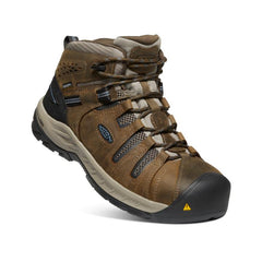 Flint II Waterproof Boot (Steel Toe) Cascade Brown/Orion Blue | Men KEEN Boots
