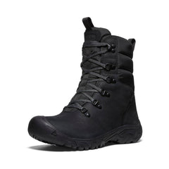 Greta Boot Waterproof Black Leather Performance Boot | Women KEEN Winter