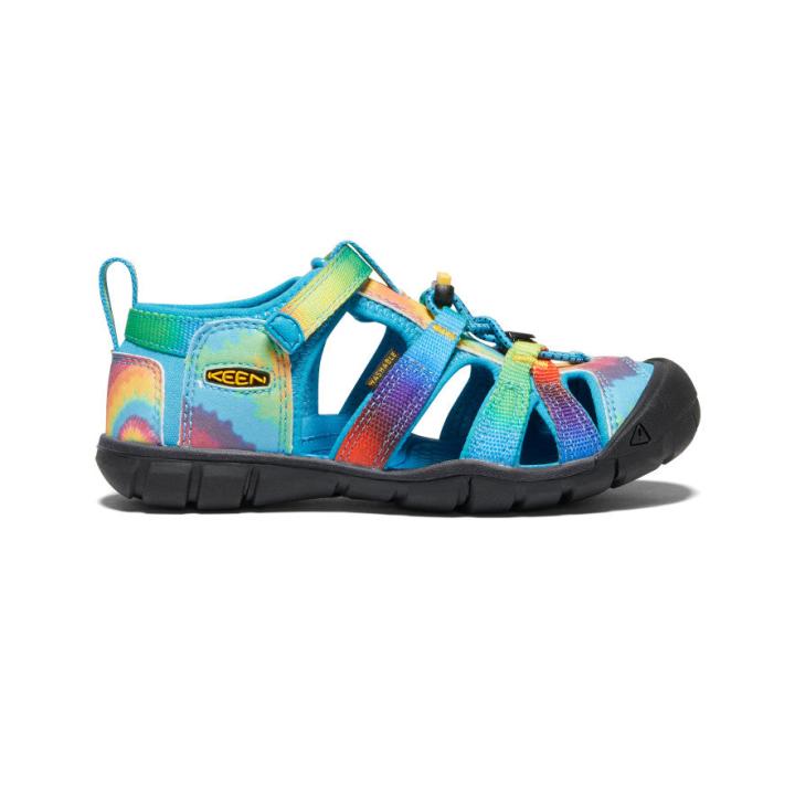 Little Kids' Blue Tie Dye Water Sandals - Seacamp II CNX | Kids KEEN Water