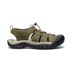 Newport Martini Olive/Brindle Leather Closed Toe Sandal | Men KEEN Hike
