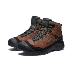 Targhee IV Mid Height Waterproof Bison/Black Leather Hiking Boot | Men KEEN Boots