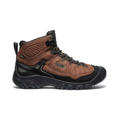 Targhee IV Mid Height Waterproof Bison/Black Leather Hiking Boot | Men KEEN Boots