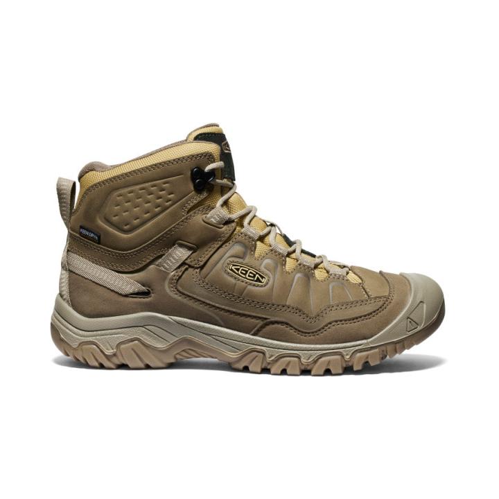 Targhee IV Mid Height Waterproof Canteen/Khaki Leather Hiking Boot | Men KEEN Boots