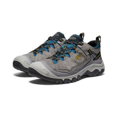 Targhee IV Waterproof Steel Grey/Antique Moss Leather Hiking Shoe | Men KEEN Hike