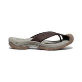Waimea Java/Plaza Taupe Leather Flip-Flop | Men KEEN Sandals