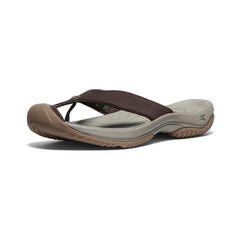 Waimea Java/Plaza Taupe Leather Flip-Flop | Men KEEN Sandals