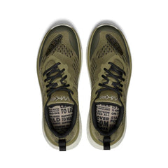 WK400 Martini Olive/Black Leather Walking Shoe | Men KEEN Shoes