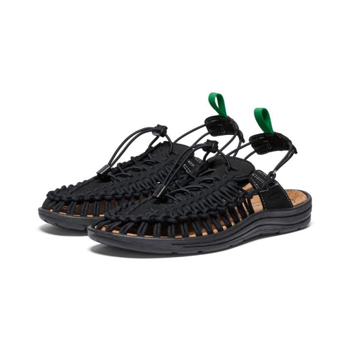 All Gender UNEEK II Convertible Black/Jolly Green Sandal | Men KEEN Sandals