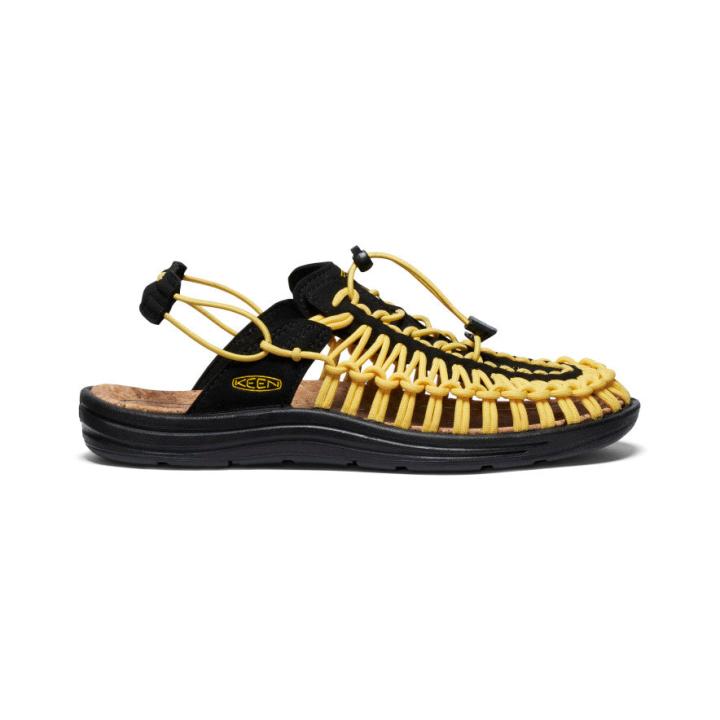 All Gender UNEEK II Convertible Black/Keen Yellow Sandal | Men KEEN Sandals