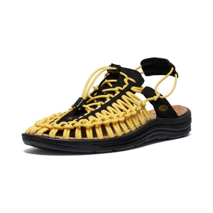 All Gender UNEEK II Convertible Black/Keen Yellow Sandal | Men KEEN Sandals