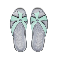 Bali Lichen/Steel Grey Leather Flip-Flop | Women KEEN Casual
