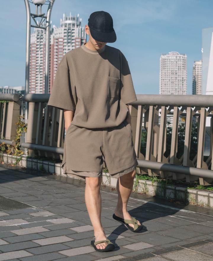 Barbados Legion Blue/Antique Moss Leather Flip-Flop | Men KEEN Casual