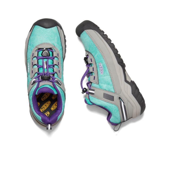 Big Kid Vented Turqouise Hiking Sneakers - Targhee Sport | Kids KEEN Shoes