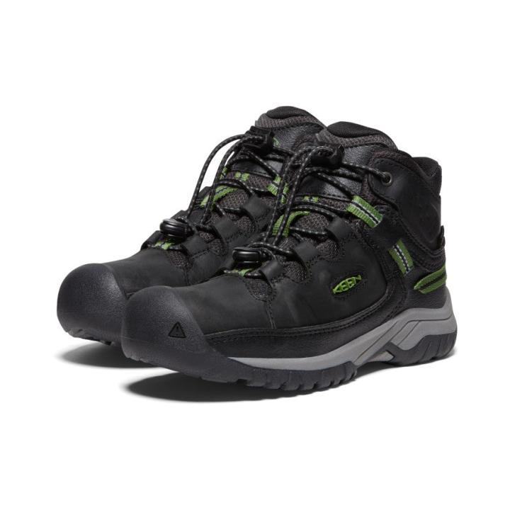 Big Kids' Black Hiking Boots - Targhee Mid WP | Kids KEEN Hike