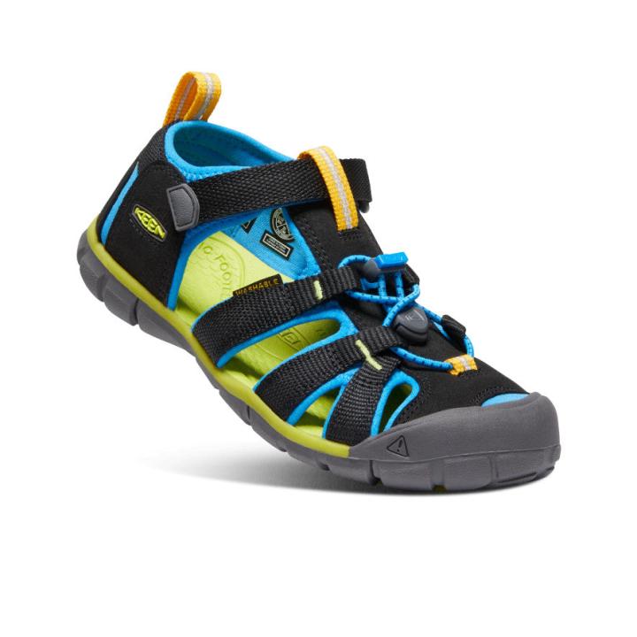 Big Kids' Black Water Sandals - Seacamp II CNX | Kids KEEN Water