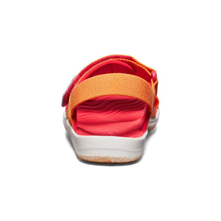 Big Kids' Elle Backstrap Tangerine/Cayenne Sandal | Kids KEEN Big Kids’