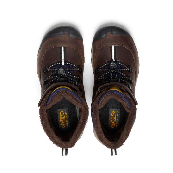 Big Kids' Kanibou Waterproof Brown Leather Tall Boot | Kids KEEN Big Kids’