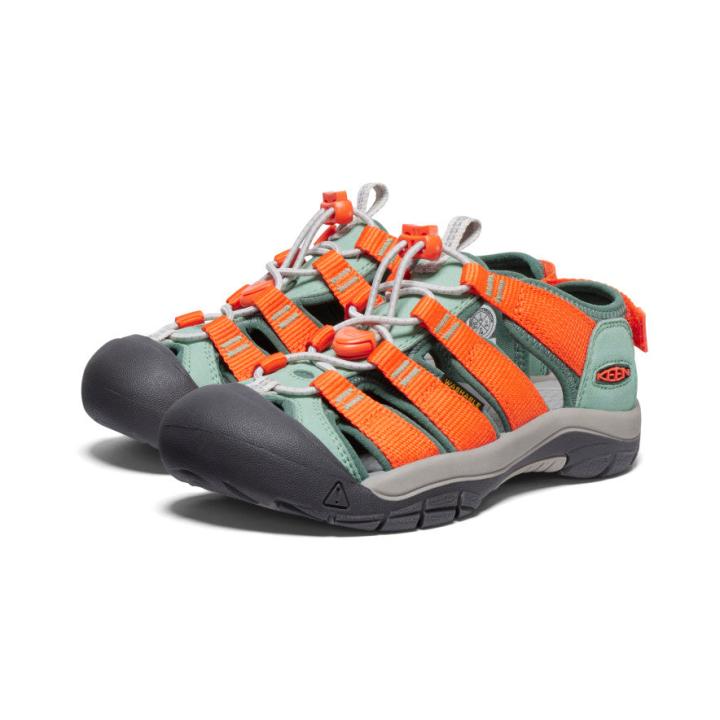 Big Kids' Newport Boundless Granite Green/Scarlet Ibis Sandal | Kids KEEN Water