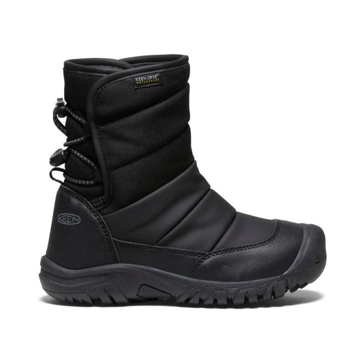 Big Kids' Puffrider Waterproof Black Boot | Kids KEEN Big Kids’