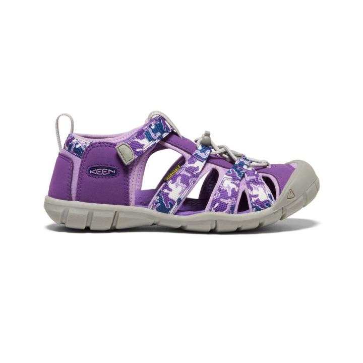 Big Kids' Purple Camo Water Sandals - Seacamp II CNX | Kids KEEN Water