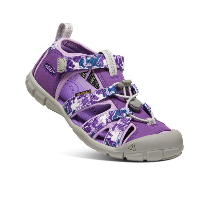 Big Kids' Purple Camo Water Sandals - Seacamp II CNX | Kids KEEN Water
