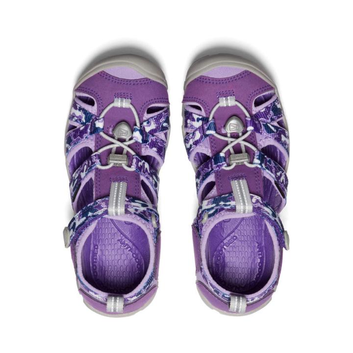 Big Kids' Purple Camo Water Sandals - Seacamp II CNX | Kids KEEN Water