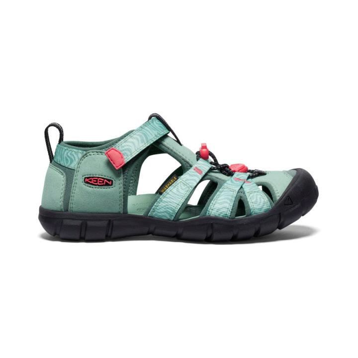 Big Kids' Seacamp II CNX Granite Green/Cayenne Sandal | Kids KEEN Big Kids’