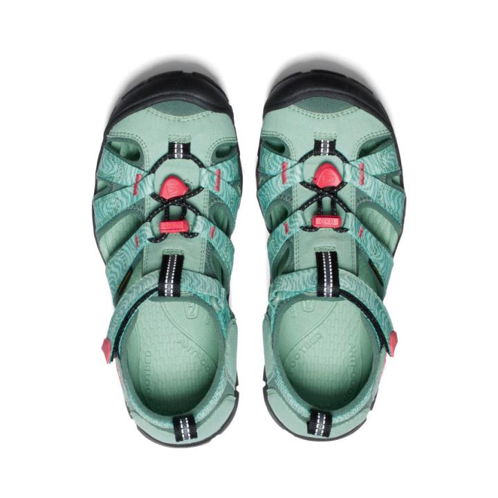 Big Kids' Seacamp II CNX Granite Green/Cayenne Sandal | Kids KEEN Big Kids’
