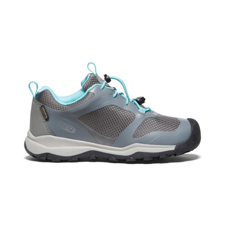 Big Kids' Wanduro Low Waterproof Grey Leather Shoe | Kids KEEN Shoes