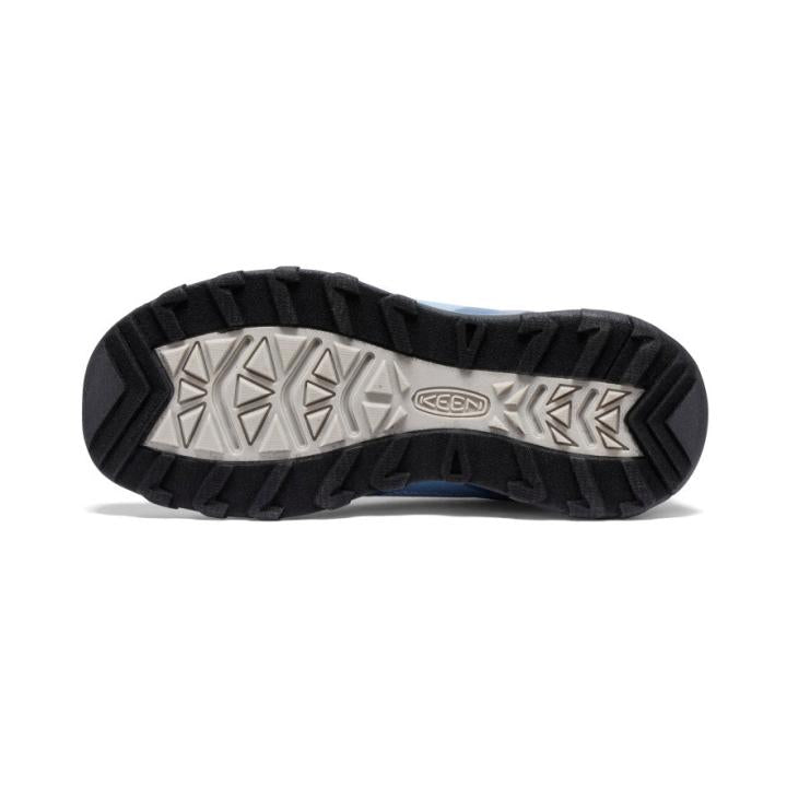 Big Kids' Wanduro Low Waterproof Vintage Indigo/Scarlet Ibis Leather Shoe | Kids KEEN Big Kids’