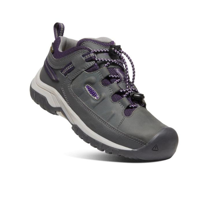 Big Kids' Waterproof Grey Hiking Shoes - Targhee Low WP | Kids KEEN Shoes