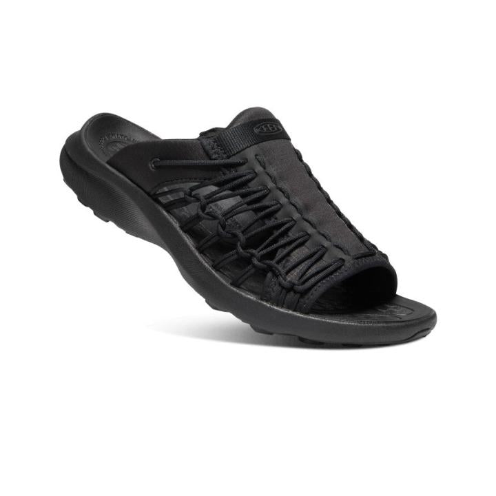 Black Slide Shoes - UNEEK SNK Slide | Men KEEN Sandals