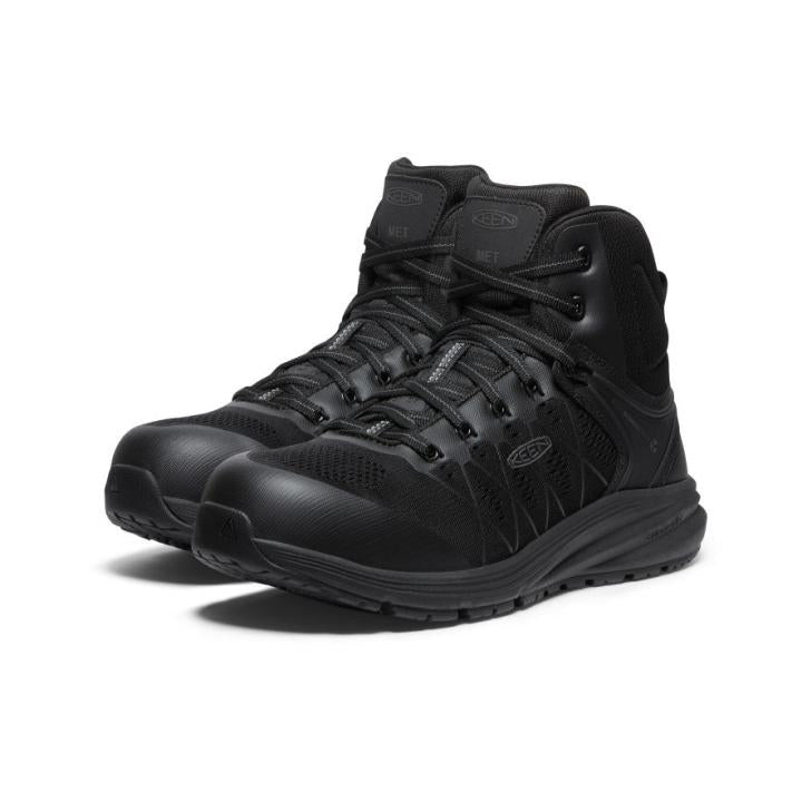 Black Work Sneakers - Vista Energy Mid Int. Met | Men KEEN Boots