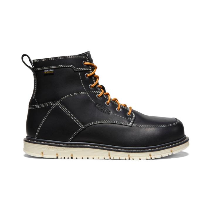 Black Work Wedge Boots - CSA San Jose 6" WP | Men KEEN Boots