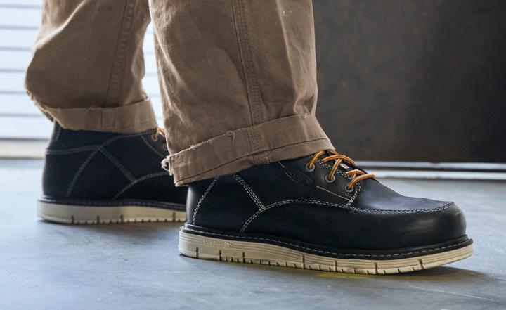 Black Work Wedge Boots - CSA San Jose 6" WP | Men KEEN Boots