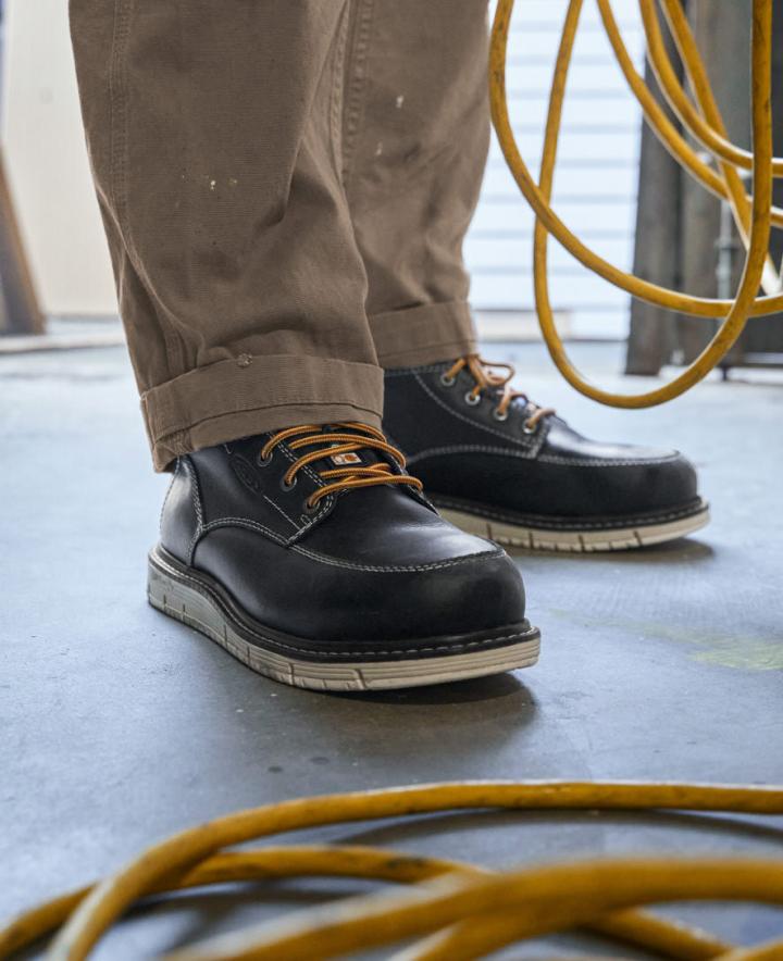 Black Work Wedge Boots - CSA San Jose 6" WP | Men KEEN Boots