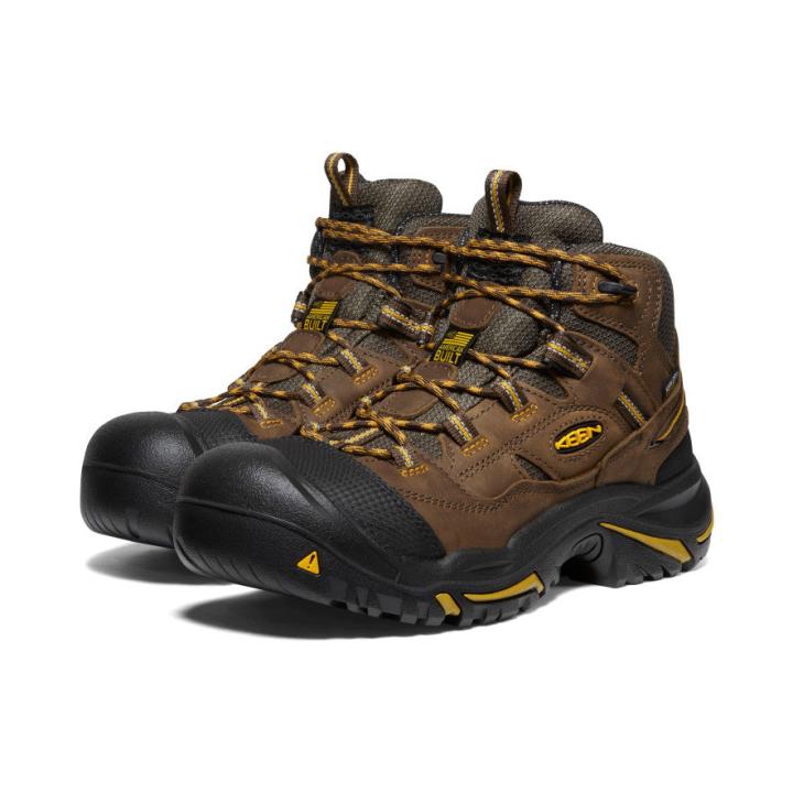 Braddock Mid Waterproof Work Boots - Steel Toe Boots | Men KEEN Boots