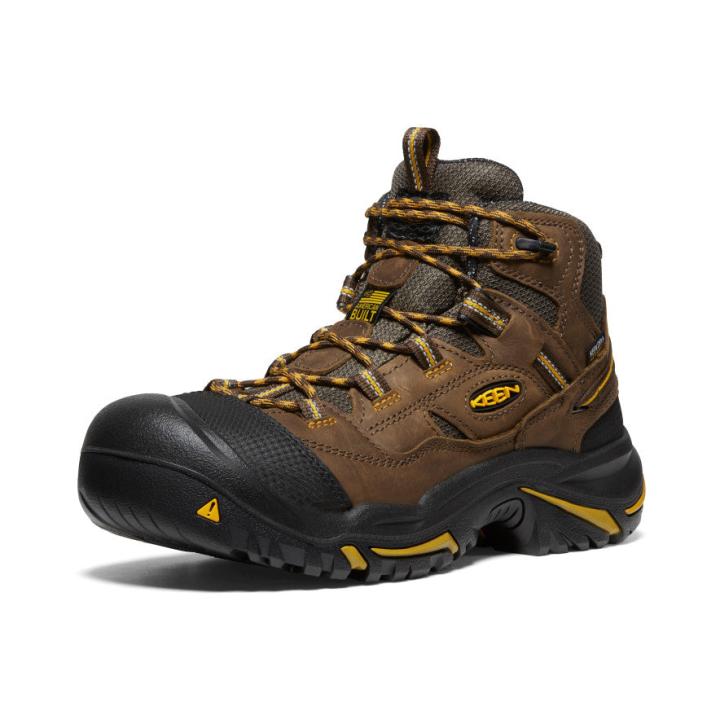 Braddock Mid Waterproof Work Boots - Steel Toe Boots | Men KEEN Boots