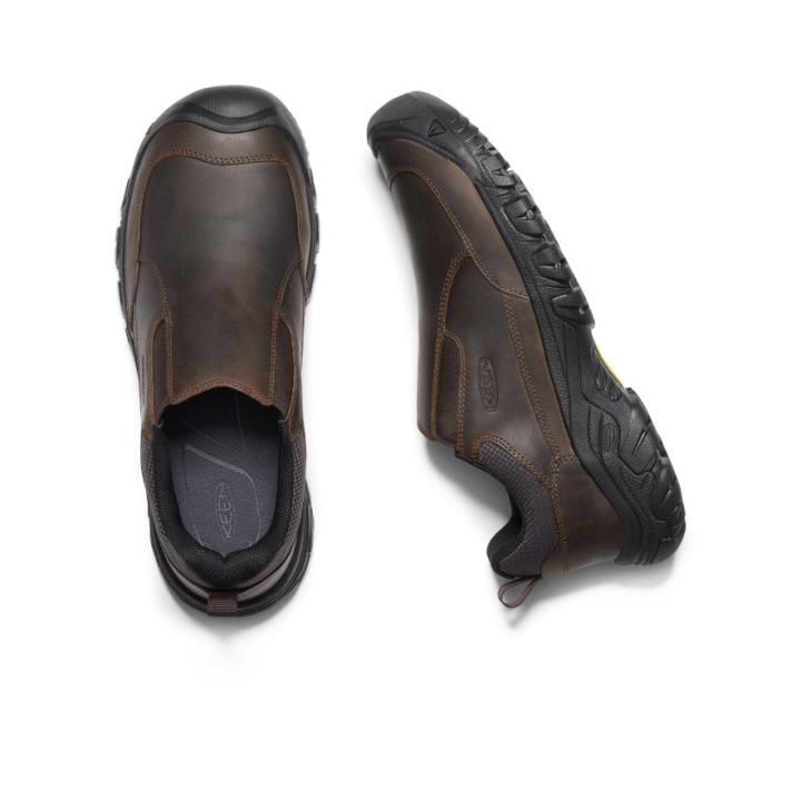 Brown Leather Slip-On's - Targhee III | Men KEEN Shoes