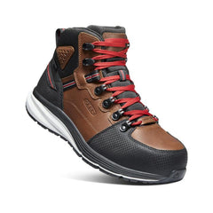 Brown Work Boots - Red Hook Mid WP | Men KEEN Boots