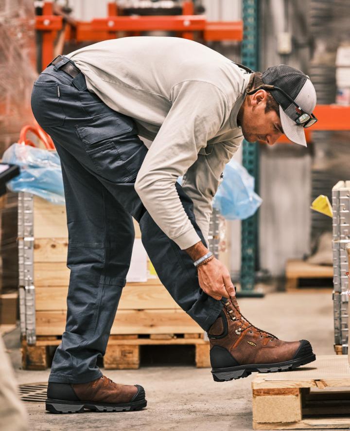 Camden 6" Waterproof INT Met Carbon-Fiber Toe Work Boot | Men KEEN Boots