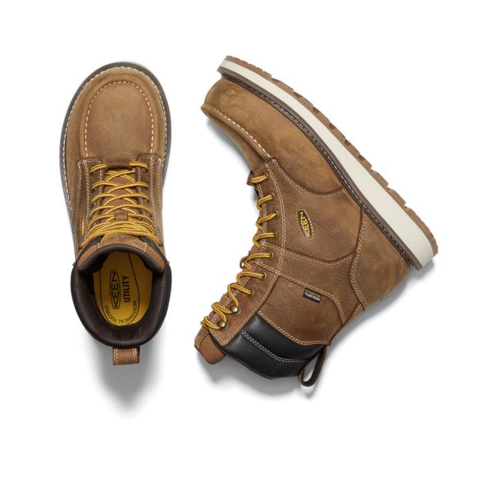 Carbon-Fiber Toe Work Boots - Cincinnati 8" | Men KEEN Boots