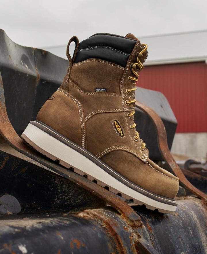 Carbon-Fiber Toe Work Boots - Cincinnati 8" | Men KEEN Boots