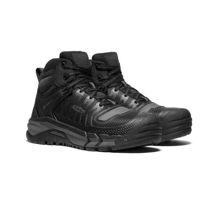 Carbon-Fiber Toe Work Sneakers - Kansas City Mid | Men KEEN Boots