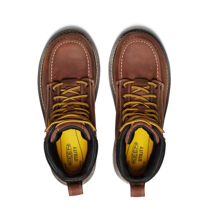 Cincinnati 6" Waterproof 90° Heel Boot (Carbon-Fiber Toe) | Men KEEN Boots