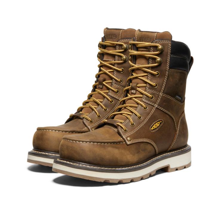 Cincinnati 8" Waterproof 90° Heel Boot (Carbon-Fiber Toe) | Men KEEN Boots