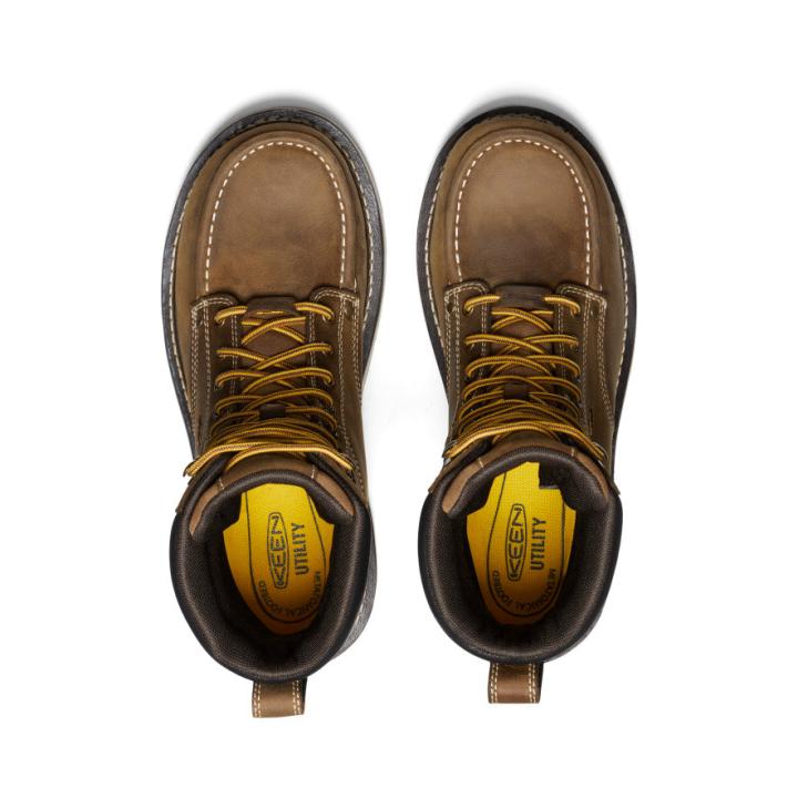 Cincinnati 8" Waterproof 90° Heel Boot (Carbon-Fiber Toe) | Men KEEN Boots