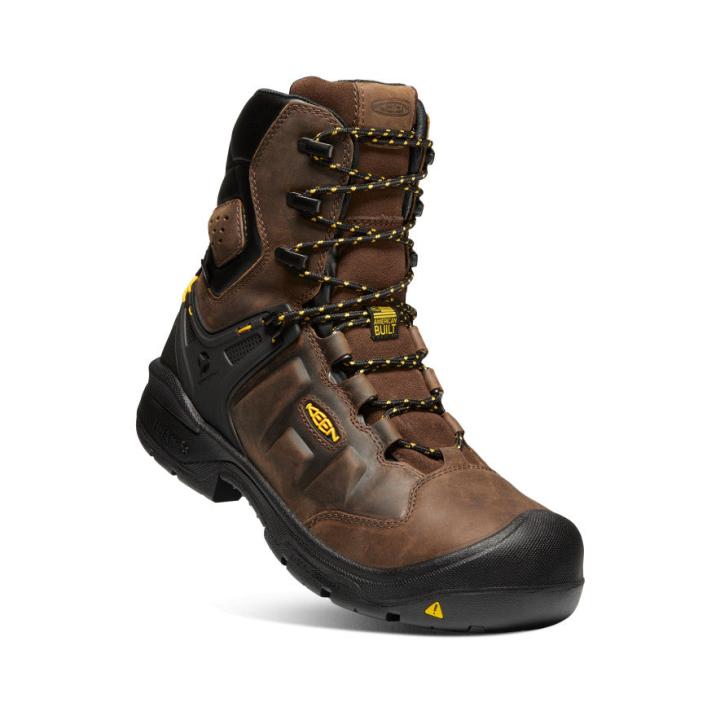 Dover 8" Waterproof Boot (Carbon-Fiber Toe) Dark Earth/Black | Men KEEN Boots